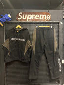 Conjunto Supreme Division Hooded Black Brown - Pronta Entrega