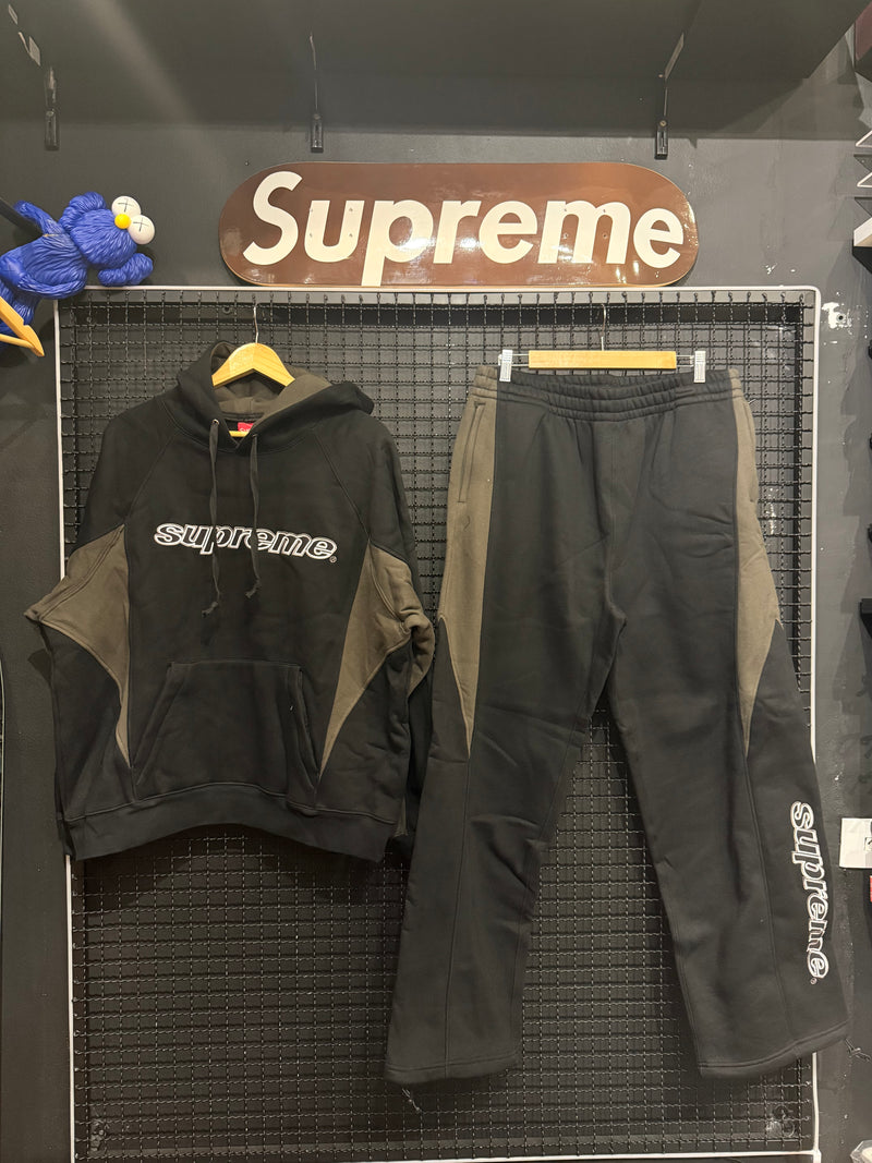Conjunto Supreme Division Hooded Black Brown - Pronta Entrega