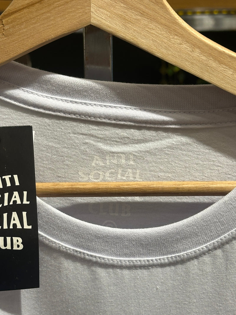 Camisa Anti Social Social Club Branca Letters - Pronta Entrega