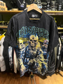 Camiseta Godspeed Skelets Preta - Pronta Entrega