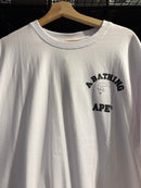 Camiseta BAPE ‘Abathing Ape’ Ape head Branca - Pronta Entrega