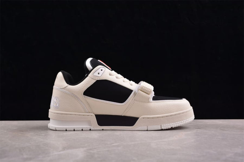 Louis Vuitton Trainer Black White Cream - Encomenda