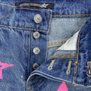 Calça Jeans Sp5der Pink Stars - Encomenda