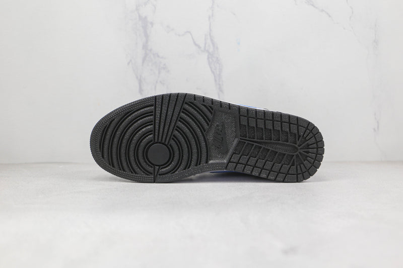 Jordan 1 Low Black University Blue White - Encomenda