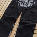 Calça Minus Two Cargo Preto/Cinza - Encomenda