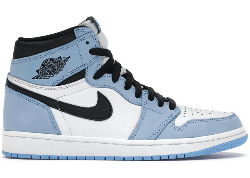 Jordan 1 Retro High White University Blue Black - Encomenda