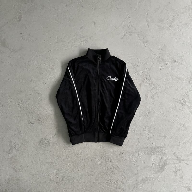 Conjunto Corteiz Allstarz VVS Velour Black - ENCOMENDA