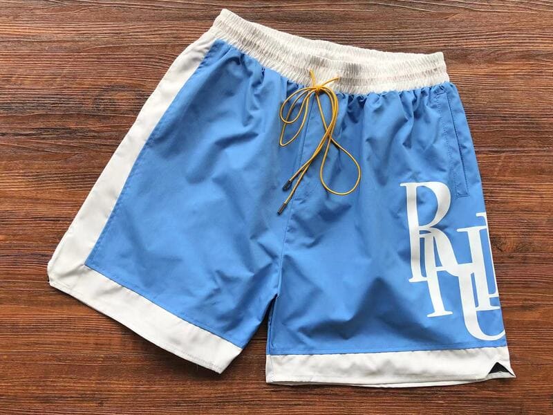 Rhude Side Logo Shorts Blue - Encomenda
