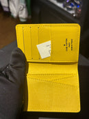 Carteira Louis Vuitton Damier Graphite Link Yellow Lining - Pronta Entrega