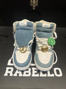 Tênis Nike Air Jordan 1 High Feminino "Denim" Jeans Azul - Pronta Entrega