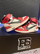 Tênis Off-White x Air Jordan 1 High Chicago - Pronta Entrega
