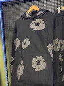 Conjunto Moletom Denim Tears Black Gray Blusa + Calça - Pronta Entrega