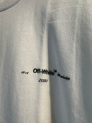 Camiseta Off-White Line Oversized Branco - Pronta Entrega