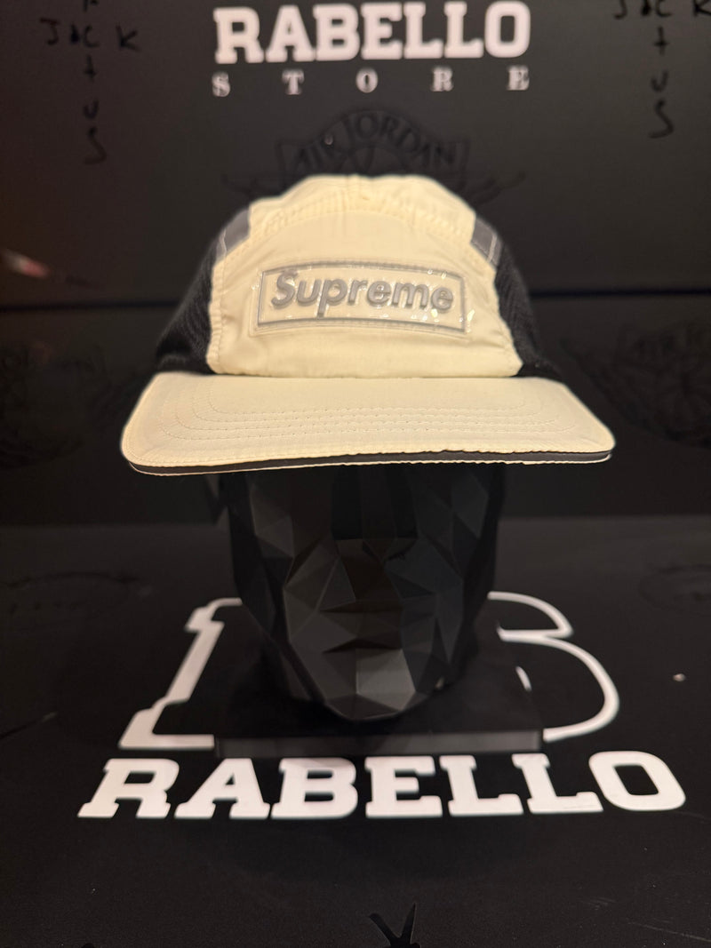 Boné Supreme Mesh Side Panel Camp Cap Cream - Pronta Entrega