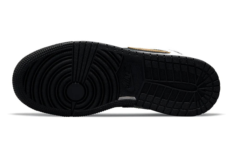 Jordan 1 Mid White Gold Black - Encomenda