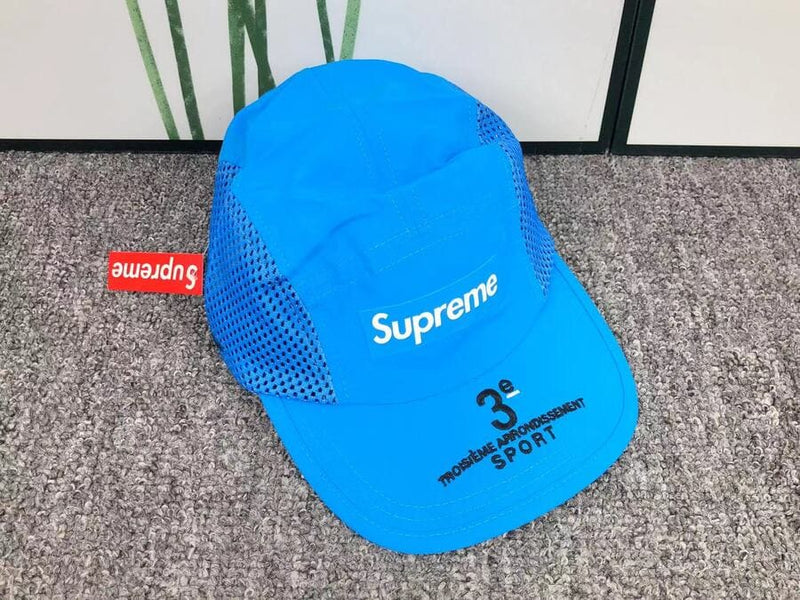 Boné Supreme Mesh Side Panel Camp Azul - Encomenda