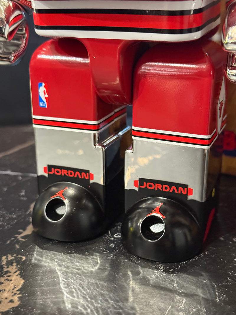 Bearbrick Michael Jordan 1998 Last Shot 400% Medicom Toy Be@Rbrick 2023 Limited Boneco Colecionável 28cm - Pronta Entrega