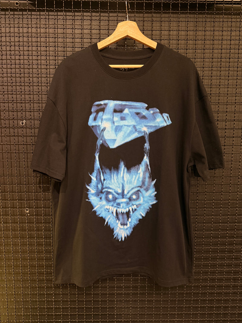 Camiseta Travis Scott Utopia Hyena Cactus Jack Face Tee Black - Pronta Entrega