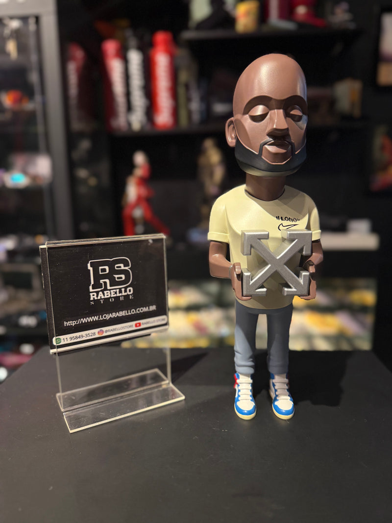 Boneco Colecionável Danil Yad Mighty Virgil Abloh Off-White Logo - Pronta Entrega
