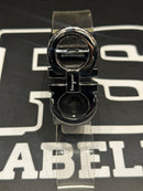 Cinto Ferragamo Preto Fivela Gancini Chumbo 120 CM  - Pronta Entrega