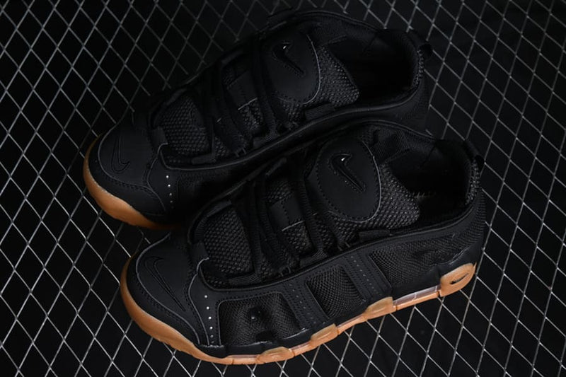 Nike Air More Uptempo Low Black Gum