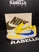 Tênis Travis Scott x Air Jordan 1 Low Og Canary Amarelo - Pronta Entrega