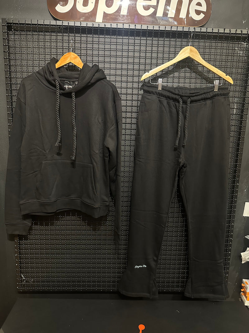 Conjunto Syna Moletom “Forgives Me” Black/Blue - Pronta Entrega