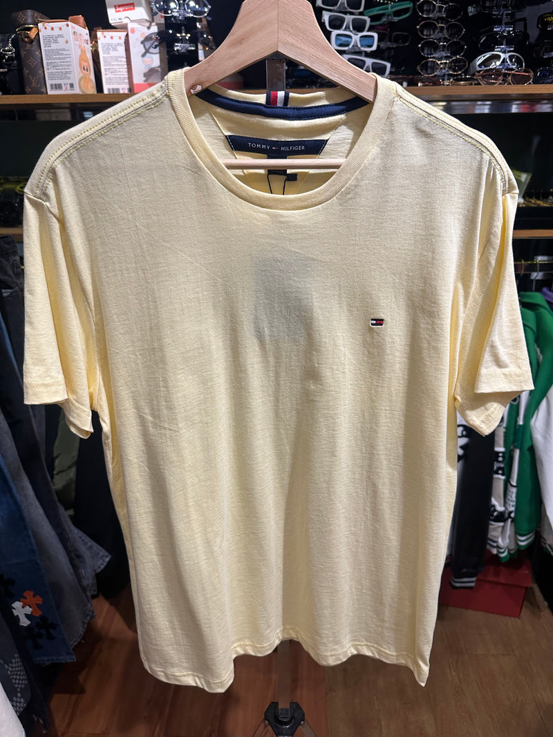 Camisa Tommy Hilfiger Amarela Clara - Pronta Entrega