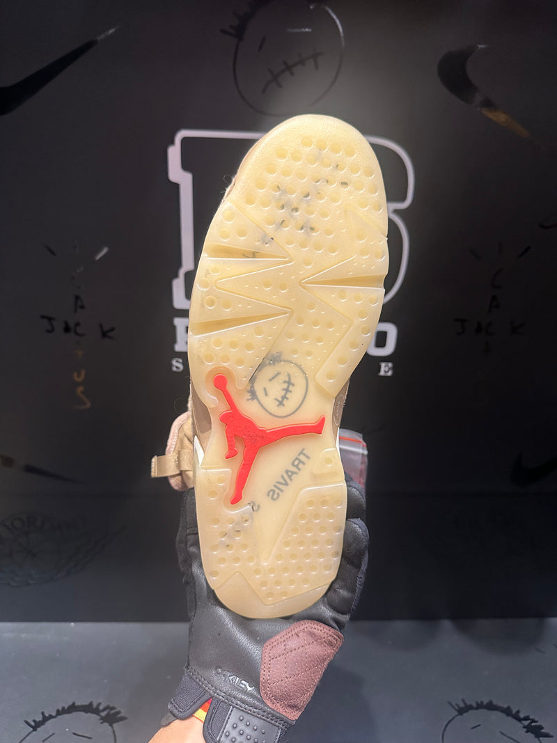 Tênis Nike Air Jordan 6 Retro X Travis Scott British Khaki - Pronta Entrega