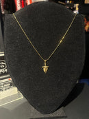 Corrente Banhada Pingente Cruz Com Capa 35 CM - Pronta Entrega