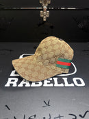 Boné Gucci Gold Aba Curva Faixa Lateral - Pronta Entrega