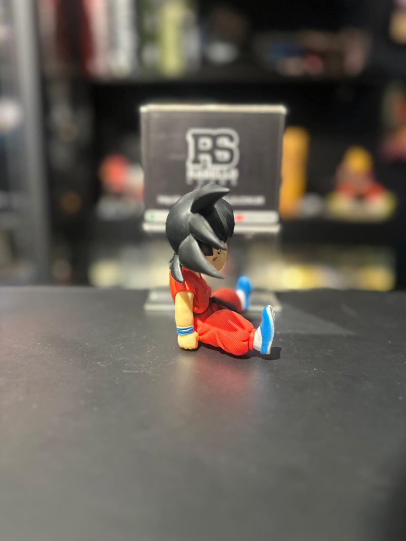 Boneco Dragon Ball Son Goku Criança Dormindo - Pronta Entrega