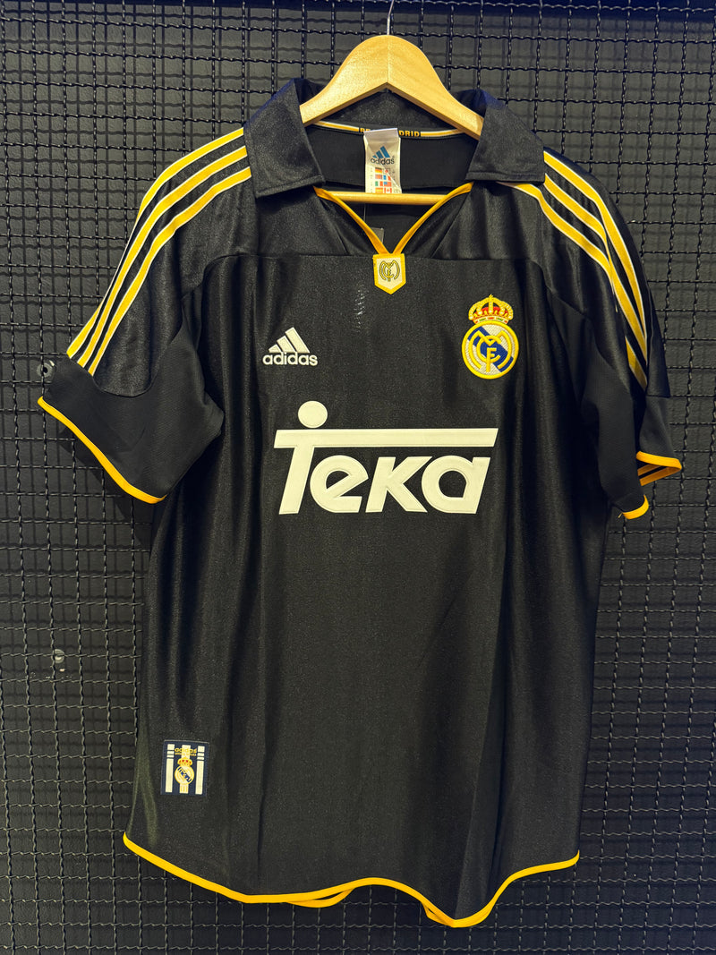 Camisa Retrô Adidas Real Madrid Preta 1999-2000 - Pronta Entrega