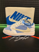 Tênis Nike Air Jordan 1 Low Travis Scott "UNC Blue" - Pronta Entrega