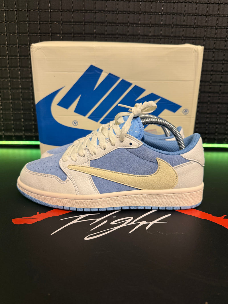 Tênis Nike Air Jordan 1 Low Travis Scott "UNC Blue" - Pronta Entrega