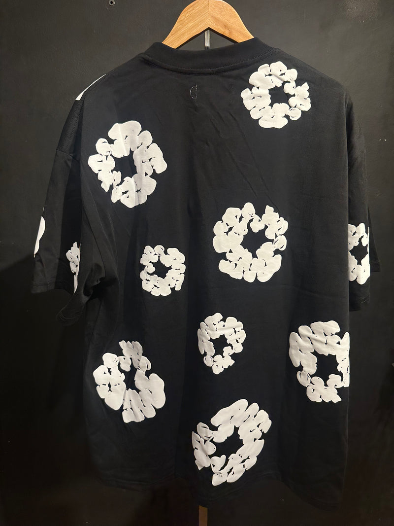 Camiseta Denim Tears Preta/Branca - Pronta Entrega