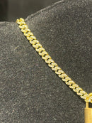 Corrente Colar Cravejada Gold Pingente Cadeado Louis Vuitton Em Zicornia Cubica Dourada 50 CM - Pronta Entrega