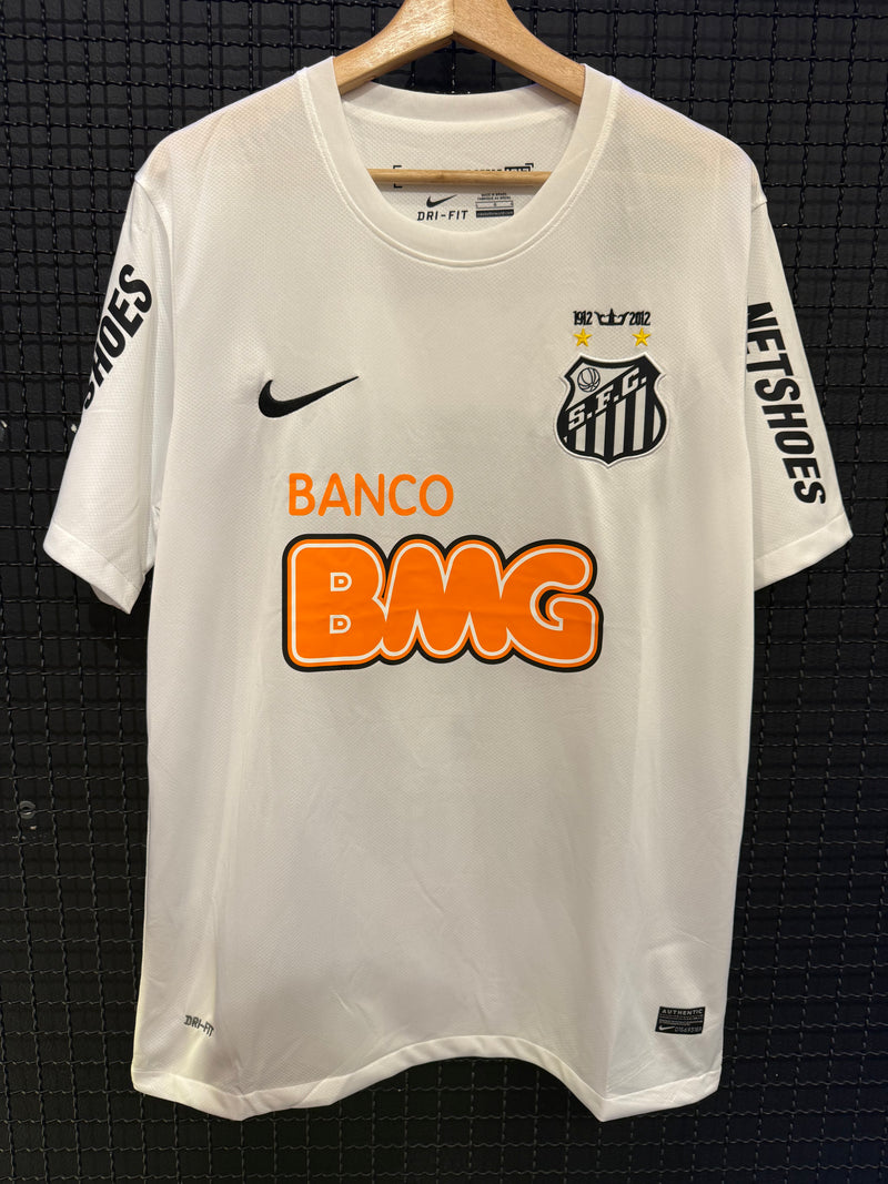 Camisa Nike Santos 2012 Branca Neymar Jr #11 - Pronta Entrega