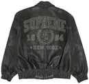 Supreme Gem Studded Leather Jacket Black SS24