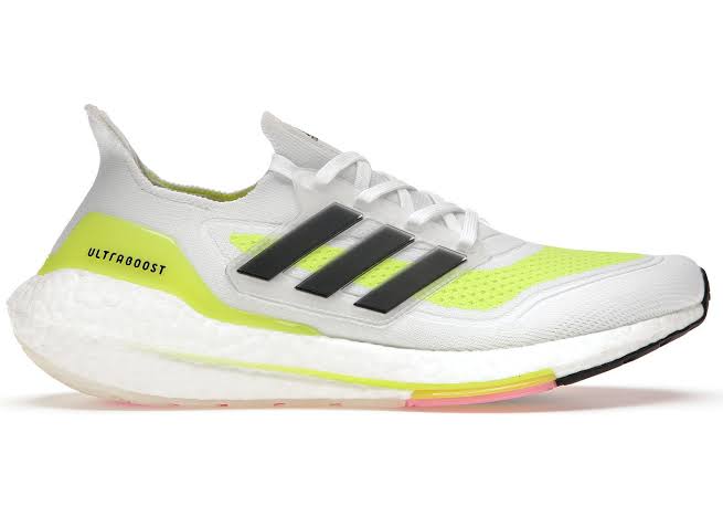 Adidas Ultraboost 21 Solar Yellow White - Encomenda