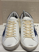 Tênis Golden Goose Super-Star White Blue Star - Pronta Entrega