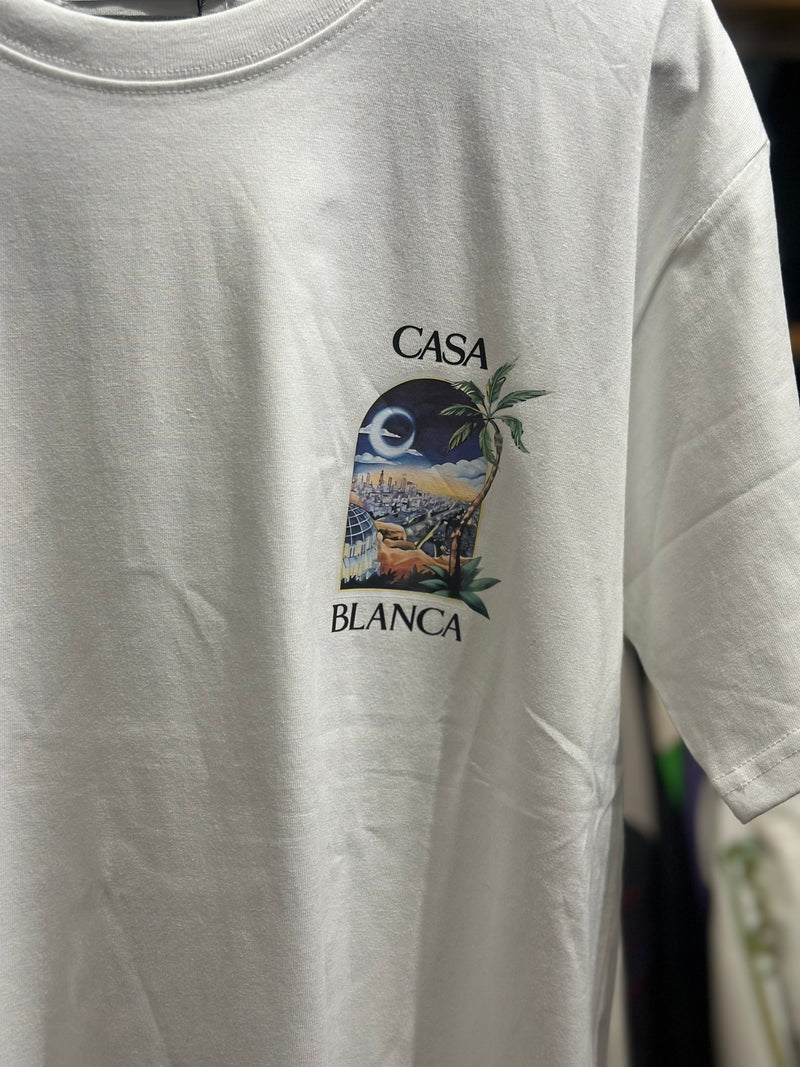 Camiseta Casablanca Night Window Branca - Pronta Entrega