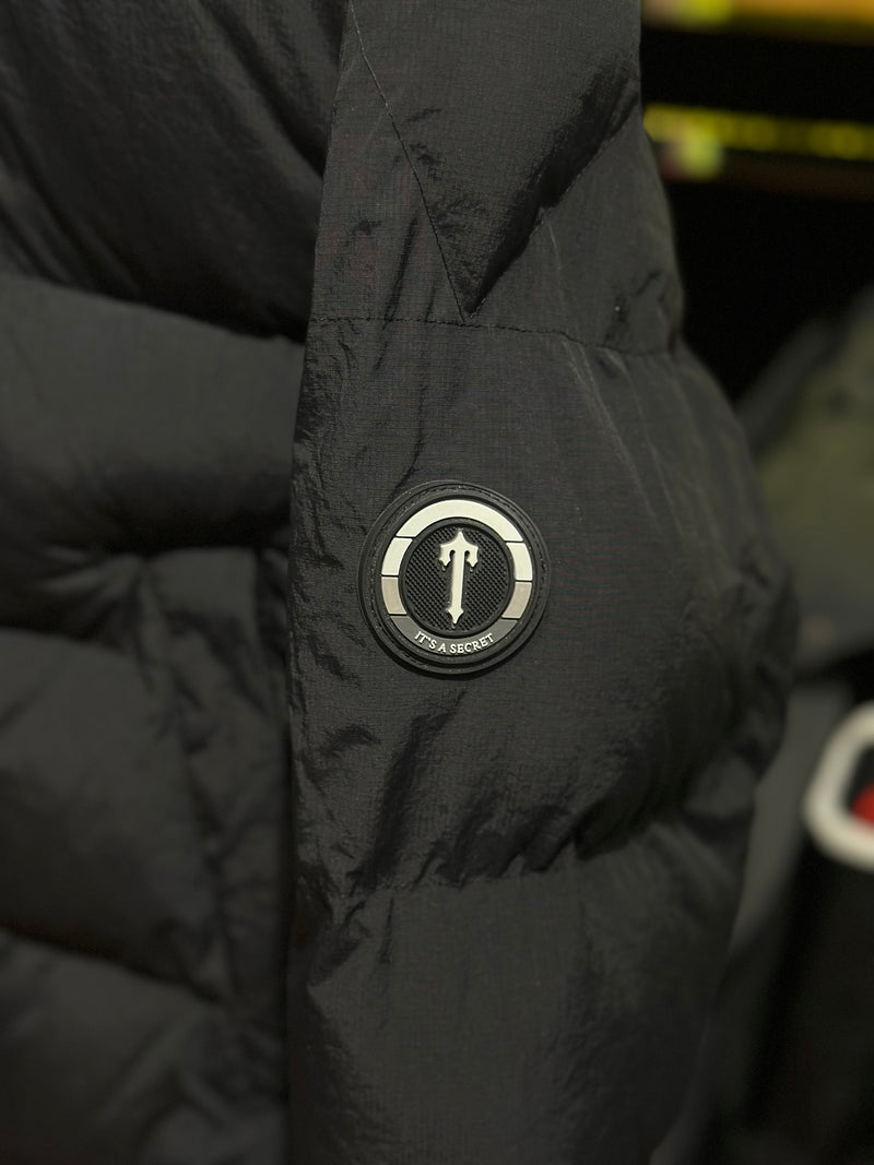 Jaqueta Puffer Trapstar “It’s a Secret” Black - Pronta Entrega