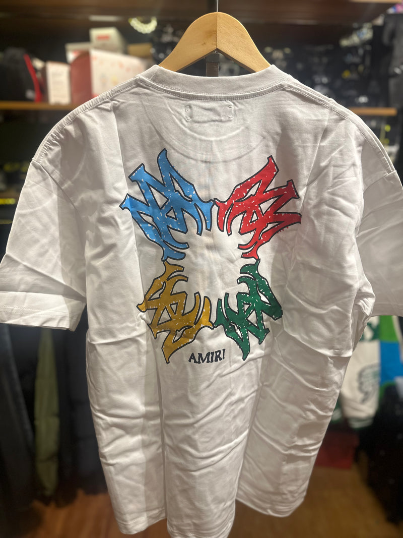 Camiseta Amiri Kids Branca - Pronta Entrega