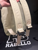 Mochila Essentials Couro Creme  - Pronta Entrega