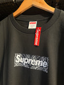 Camiseta Supreme Box Logo Bandana  Preto - Pronta Entrega