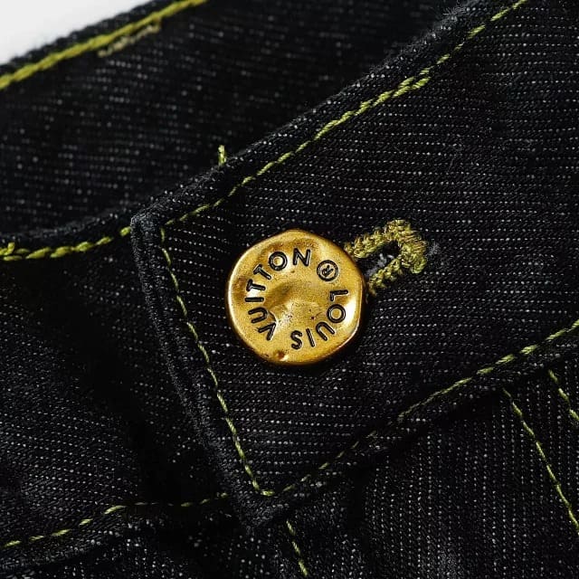 Calça Louis Vuitton x Nigo Monogram Patchwork Denim - Encomenda