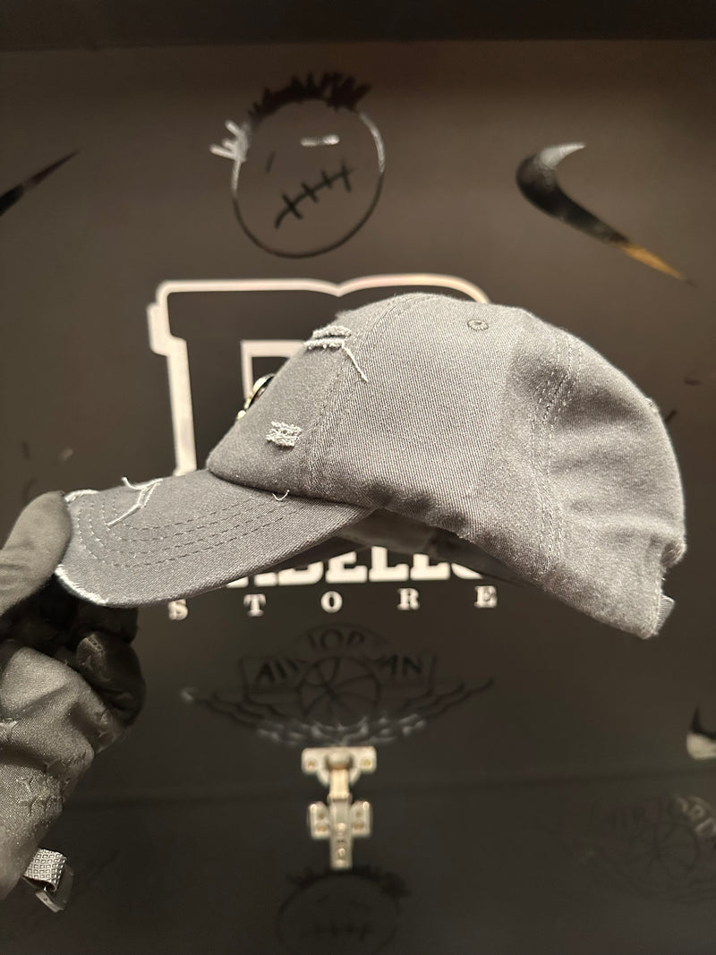 Boné Aba Curva Chrome Hearts Cinza - Pronta Entrega