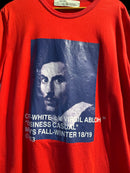 Camiseta OFF WHITE BUSINESS CASUAL Vermelho - Pronta Entrega