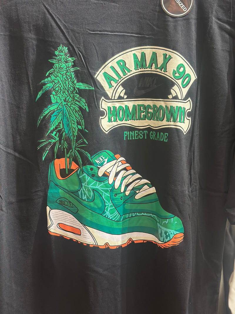 Camiseta Oversized Nike Air Max 90 Homegrown Preta- Pronta Entrega